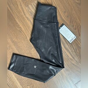 NWT Lululemon Wunder Train High-Rise Crop 23" *Foil Size 2